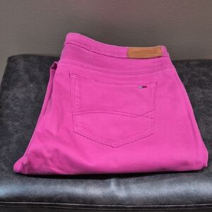 Tommy Hilfiger Women's Hot Pink Skinny Jeans